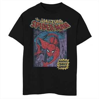 Boys 8-20 Marvel The Amazing Spider-Man Comic Poster Graphic Tee