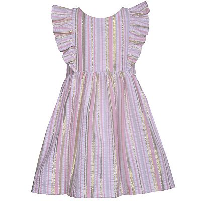 Baby Toddler Girl Bonnie Jean Seersucker Pinafore Dress