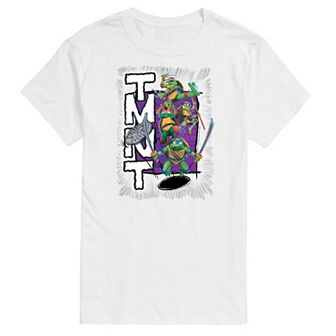Big & Tall Nickelodeon TMNT Mutant Mayhem Group Graphic Tee