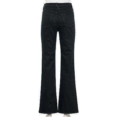 Women's LC Lauren Conrad Coated Super High Rise Five Pocket Flare Pants