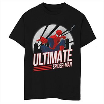 Boys 8-20 & Husky Marvels Spiderman Ultimate Spidey Jump Graphic Tee