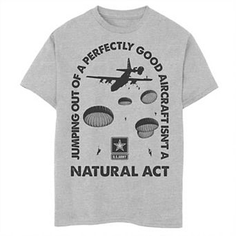 Boys 8-20 & Husky US Army Parachute Jumping Graphic Tee