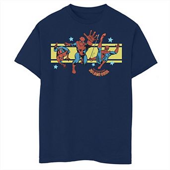 Boys 8-20 & Husky Marvels Spiderman Sensational Line Up Graphic Tee