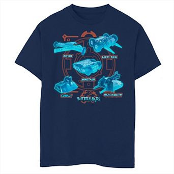 Boys 8-20 & Husky Battlebots Contenders Names Graphic Tee