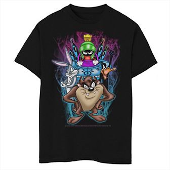 Boys 8-20 & Husky Looney Tunes Group Shot Airbrush Graphic Tee