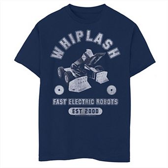 Boys 8-20 & Husky Battlebots Whiplash Fast Electric Robots Est 2000 Graphic Tee