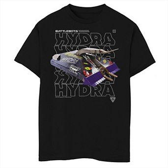 Boys 8-20 Battlebots Hydra portrait Overlay Graphic Tee