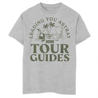 Boys 8-20 Looney Tunes Acme Tour Guides Graphic Tee
