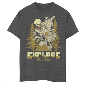 Boys 8-20 Looney Tunes Wile E Coyote Explore Anvil Falls Graphic Tee