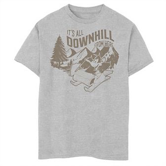 Boys 8-20 Looney Tunes Daffy Duck Sled Ride Graphic Tee