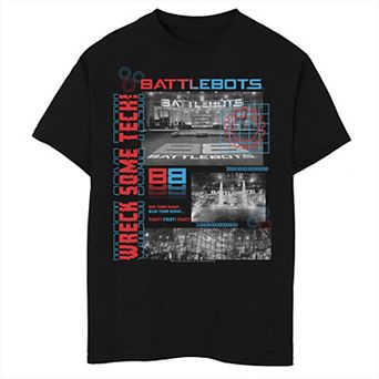 Boys 8-20 Husky Battlebots Wreck Some Tech Graphic Tee
