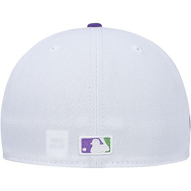 Men's New Era White Chicago White Sox Side Patch 59FIFTY Fitted Hat