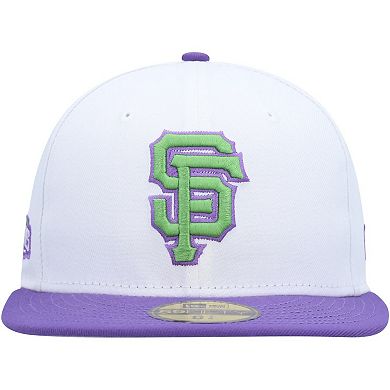Men's New Era White San Francisco Giants 2014 World Series Side Patch 59FIFTY Fitted Hat