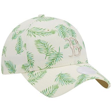 Women's New Era White Boston Red Sox Palms 9TWENTY Adjustable Hat