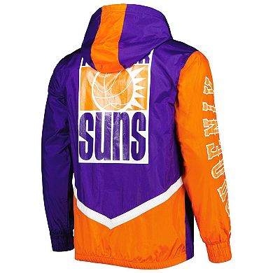 Men's Mitchell & Ness Purple Phoenix Suns Undeniable Full-Zip Windbreaker Jacket