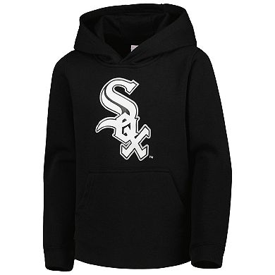 Youth Black Chicago White Sox Team Primary Logo Pullover Hoodie