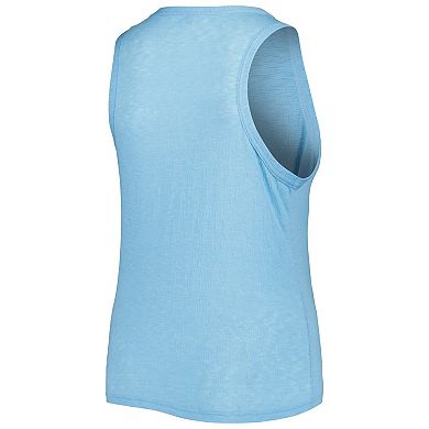 Women's Soft as a Grape Royal Kansas City Royals Plus Size High Neck Tri-Blend Tank Top