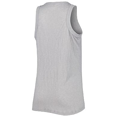 Women's Soft as a Grape Gray Chicago White Sox Tri-Blend Tank Top
