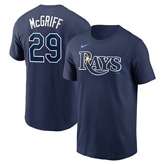 Men's Nike Fred McGriff Navy Tampa Bay Rays Name & Number T-Shirt