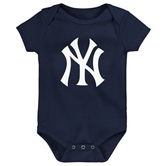 Newborn & Infant Navy New York Yankees Primary Team Logo Bodysuit