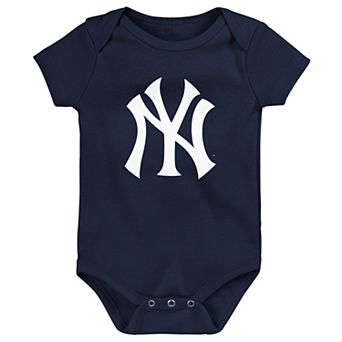 Newborn & Infant Navy New York Yankees Primary Team Logo Bodysuit