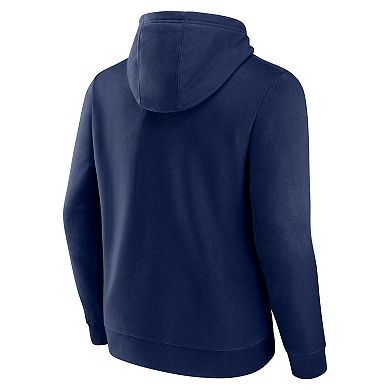 Men's Fanatics Navy Atlanta Braves Big & Tall Utility Pullover Hoodie
