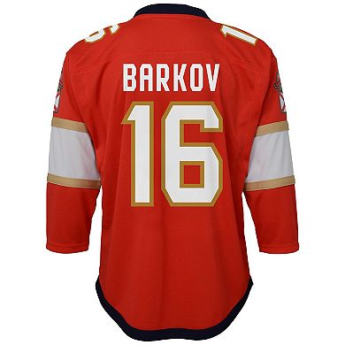 Youth Aleksander Barkov Red Florida Panthers Home Captain Replica Player Jersey