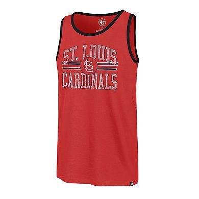 Men's '47 Red St. Louis Cardinals Winger Franklin Tank Top