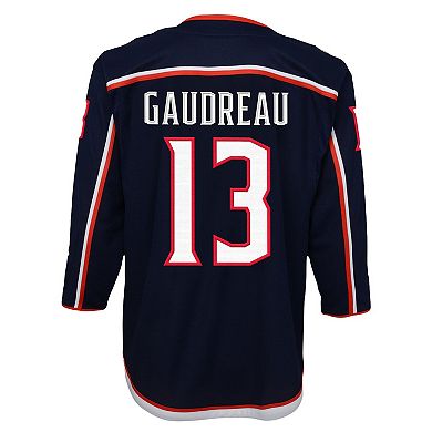 Youth Johnny Gaudreau Navy Columbus Blue Jackets 2022/23 Premier Player Jersey