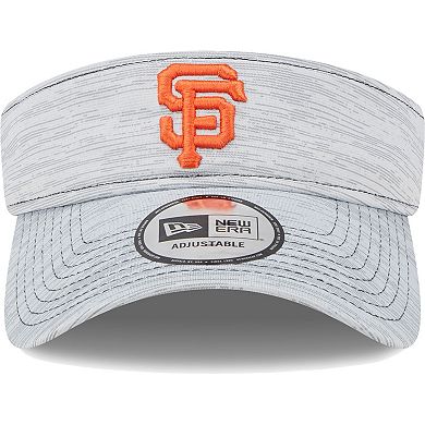 Men's New Era Gray San Francisco Giants Adjustable Visor