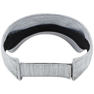 Men's New Era Gray Miami Marlins Adjustable Visor