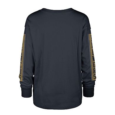 Women's '47 Navy Milwaukee Brewers Statement Long Sleeve T-Shirt