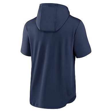 Men's Nike Navy Minnesota Twins Springer Short Sleeve Team Pullover Hoodie
