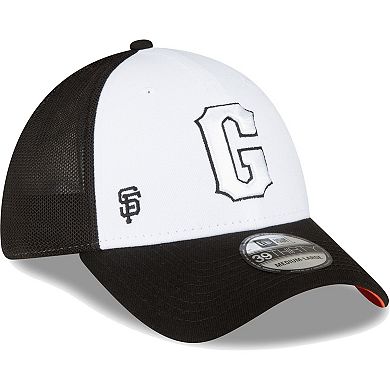 Men's New Era Black/White San Francisco Giants 2023 On-Field Batting Practice 39THIRTY Flex Hat
