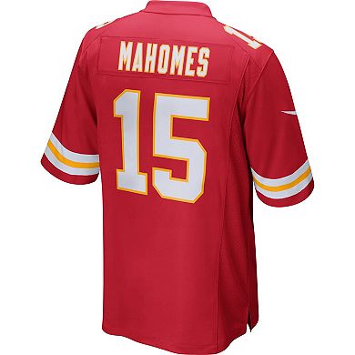 Men's Nike Patrick Mahomes Red Kansas City Chiefs Game Jersey