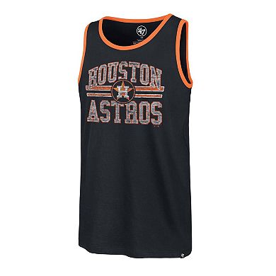 Men's '47 Navy Houston Astros Winger Franklin Tank Top