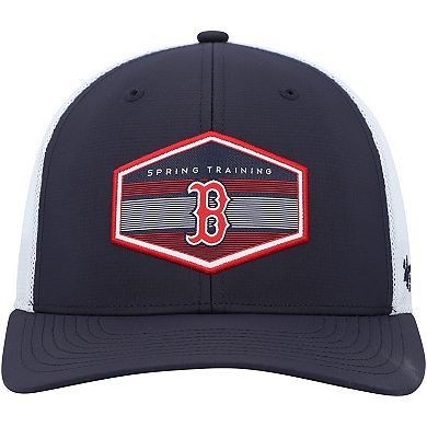 Men's '47 Navy/White Boston Red Sox Spring Training Burgess Trucker Adjustable Hat