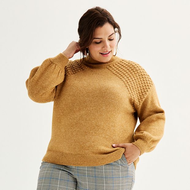 Kohls mock shop neck sweater