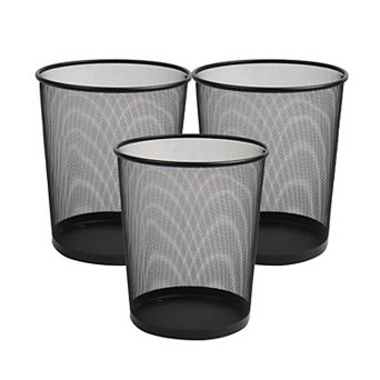 Mind Reader Network Collection Waste Paper Basket 3 pk