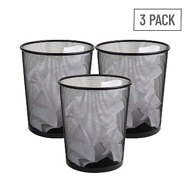 Mind Reader Network Collection Waste Paper Basket 3-pk.