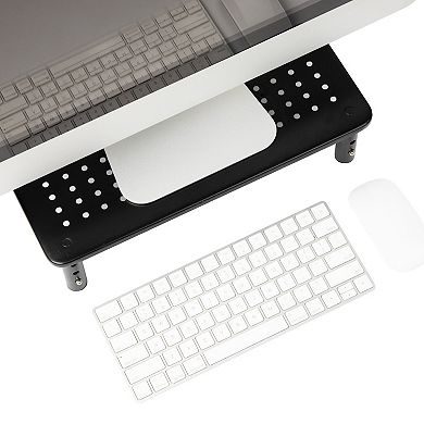 Mind Reader Elevate Collection Adjustable Height Monitor Stand 2-pc. Set