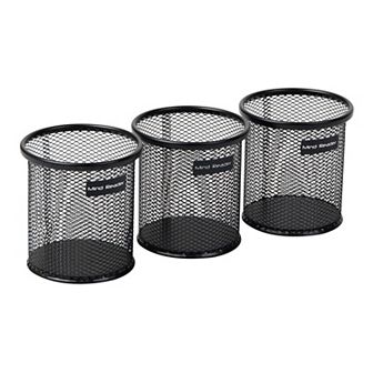 Mind Reader Network Collection Pen and Accessories Holder 3 pc Set