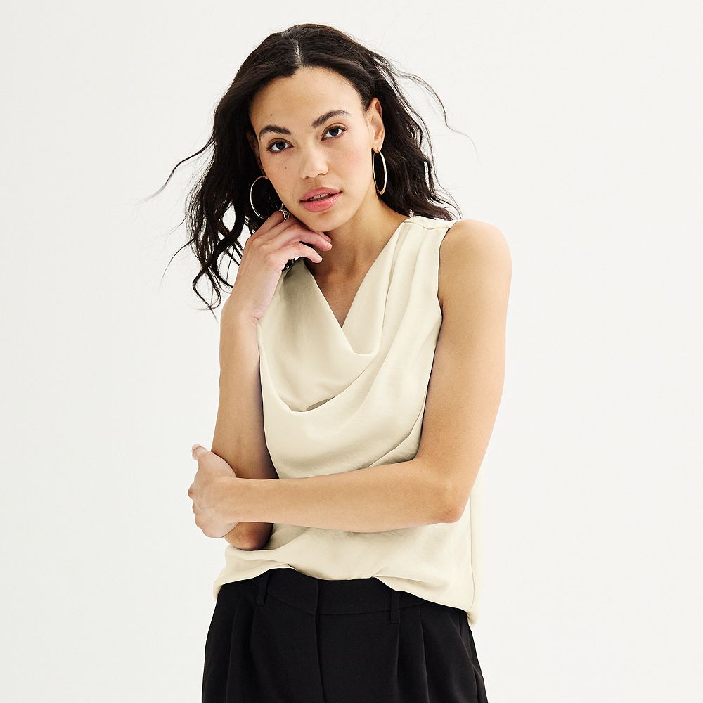 Women's Nine West Cowl Neck Shell Tank Top