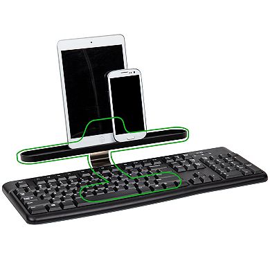 Mind Reader Anchor Collection Over Keyboard Shelf Desktop Organizer