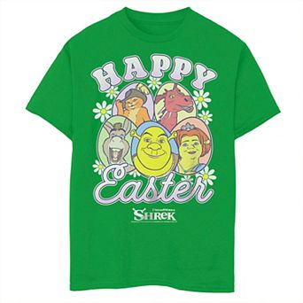 Boys 8-20 Shrek Cast Wishing Happy Easter Graphic Tee
