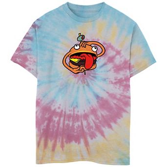 Boys 8-20 Fortnite Durrr Burger Logo Tie Dye Tee