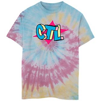 Boys 8-20 Fortnite CTL Logo Center Tie Dye Graphic Tee
