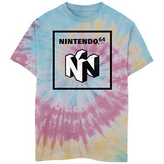 Boys 8-20 Nintendo 64 Logo Tie Dye Tee
