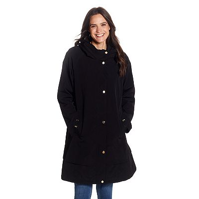 Women s Gallery Accordion Collar Raincoat