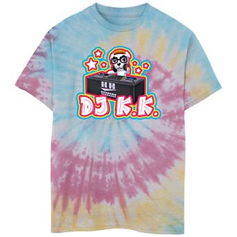 Boys 8-20 Nintendo Animal Crossing DJ K.K. Tie Dye Graphic Tee